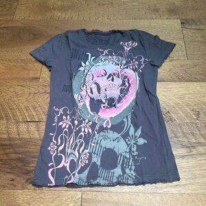 Sde Woman’s Skulls Y2K Tee Size S